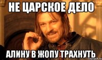 не царское дело алину в жопу трахнуть