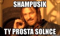 shampusik ty prosta solnce