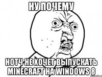 ну почему нотч не хочет выпускать minecraft на windows 8