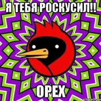 я тебя роскусил!! орех