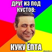 друг из под кустов: куку ёпта