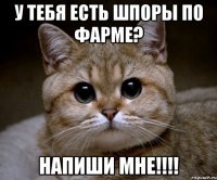 у тебя есть шпоры по фарме? напиши мне!!!