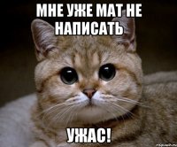 мне уже мат не написать ужас!