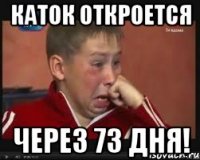 каток откроется через 73 дня!