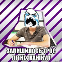  залишилось троє літніх канікул