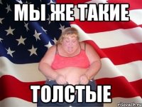 мы же такие толстые