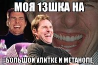 моя 13шка на большой улитке и метаноле