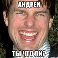 андрей ты что ли?