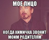 мое лицо когда химичка звонит моим родителям