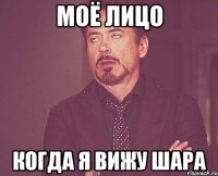 моё лицо когда я вижу шара