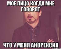 мое лицо когда мне говорят что у меня анорексия