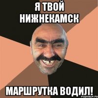 я твой нижнекамск маршрутка водил!