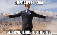 сделал егэ сам без купленных ответов