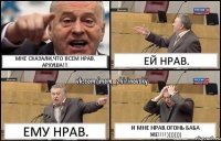 Мне сказали,что всем нрав. Архуша!!! Ей нрав. Ему нрав. И мне нрав.ОГОНЬ БАБА же!!!))))))))