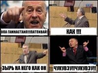 опа гамнастаил!!!патпивай! как !!! зырь на него как он чукувэу!!чукувэу!!