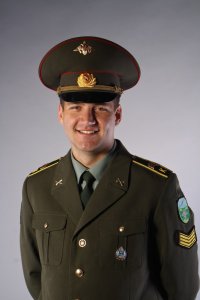 Создать мем Еблан Военный