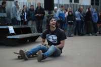 Создать мем Скейтер на риске