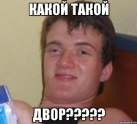 какой такой двор???