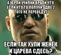 а херли училки врали что если кто то получит две 2 того не переведут если так хули женёк и царева сдесь?