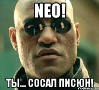 neo! ты... сосал писюн!