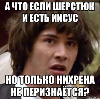 а что если шерстюк и есть иисус но только нихрена не перизнаётся?