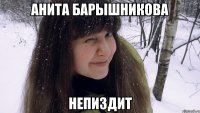 анита барышникова непиздит