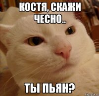 костя, скажи чесно.. ты пьян?