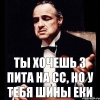 Ты хочешь 3 пита на СС, но у тебя шины еки