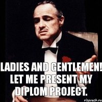 Ladies and gentlemen! Let me present my diplom project.