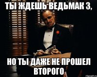 ты ждешь ведьмак 3, но ты даже не прошел второго