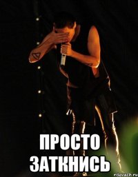  просто заткнись
