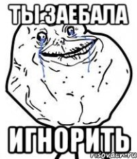 ты заебала игнорить