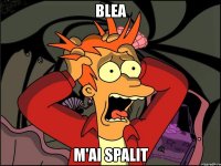 blea m'ai spalit