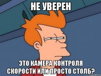 не уверен это камера контроля скорости или просто столб?