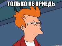 только не приедь 