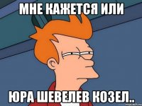 мне кажется или юра шевелев козел..