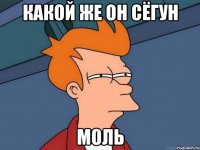 какой же он сёгун моль