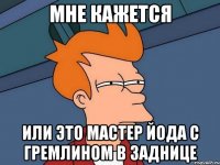 мне кажется или это мастер йода с гремлином в заднице