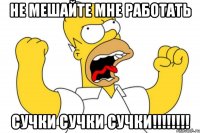 не мешайте мне работать сучки сучки сучки!!!