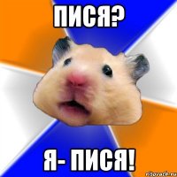 пися? я- пися!