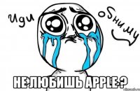  не любишь apple ?