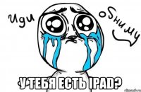  у тебя есть ipad?