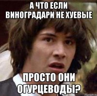 а что если виноградари не хуевые просто они огурцеводы?