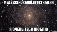 медвеженок мой,прости меня я очень тебя люблю