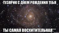 тузярик с днем рождения тебя ты самая восхитительная***