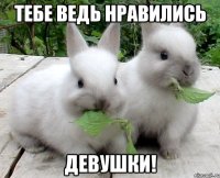 тебе ведь нравились девушки!