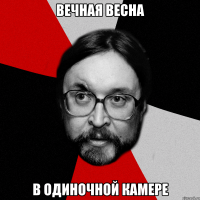 вечная весна в одиночной камере
