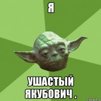 я ушастый якубович .
