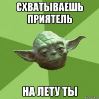 схватываешь приятель на лету ты