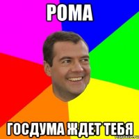 рома госдума ждет тебя